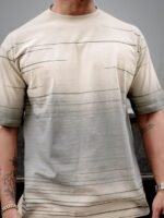 Striped Round Neck T-shirt - Image 5