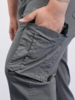 Men Plus Size Mid-Rise Regular Fit Pure Cotton Strechable Cargos Trousers - Image 2