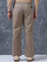 The Lifestyle Co Men Relaxed Fit Linen Trousers - Image 5