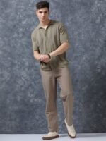 The Lifestyle Co Men Relaxed Fit Linen Trousers - Image 6