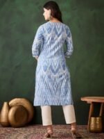 Printed Floral Kurta - Image 5