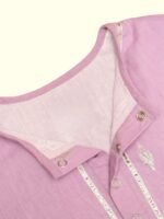 Boys Woven Design Pure Cotton Kurta With Dhoti Pant Set - Image 2