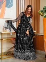 Women Embroidered Regular Pure Cotton Kurta with Trousers & Dupatta