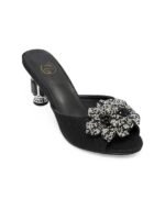 Embellished Party Stiletto Sandals - Image 2